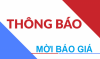 THÔNG BÁO MỜI BÁO GIÁ