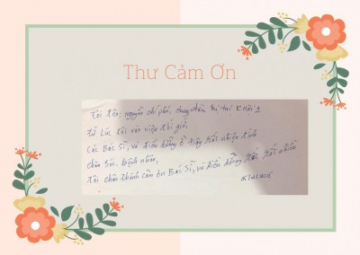 NHỮNG DÒNG THƯ TAY THAY LỜI MUỐN NÓI