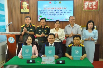 BỆNH VIỆN UNG BƯỚU TP. CẦN THƠ KÝ KẾT HỢP TÁC CHIẾN LƯỢC TOÀN DIỆN VỚI BỆNH VIỆN ĐA KHOA TP. CẦN THƠ VÀ BỆNH VIỆN QUÂN Y 121