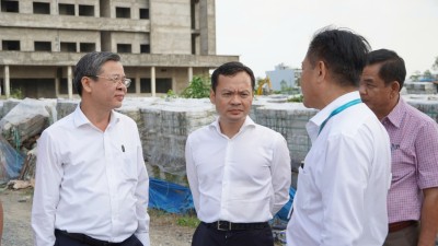 Lãnh đạo TP.Cần Thơ kiểm tra công trình Bệnh viện Ung bướu 500 giường